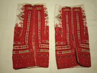 Sleeves From Macedonian Miyak Shirt,  Traditional Ethnic Clothes