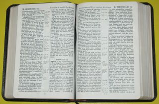 1960s Cambridge King James Version Bible Apocrypha French Morocco Leather Vtg 5