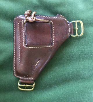 Vintage Leather Berns Martin Gun Holster Elberton Georgia