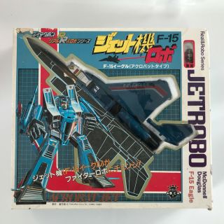 Rare Takara Diaclone Blue Jet Robo F - 15 Eagle Pre G1 Transformers