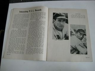 Vtg 1950 SAN DIEGO PADRES PARADE PCL PACIFIC COAST LEAGUE YEARBOOK GUIDE BOOK 3