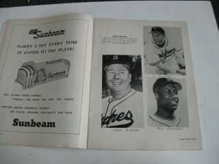 Vtg 1950 SAN DIEGO PADRES PARADE PCL PACIFIC COAST LEAGUE YEARBOOK GUIDE BOOK 6