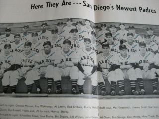 Vtg 1950 SAN DIEGO PADRES PARADE PCL PACIFIC COAST LEAGUE YEARBOOK GUIDE BOOK 8