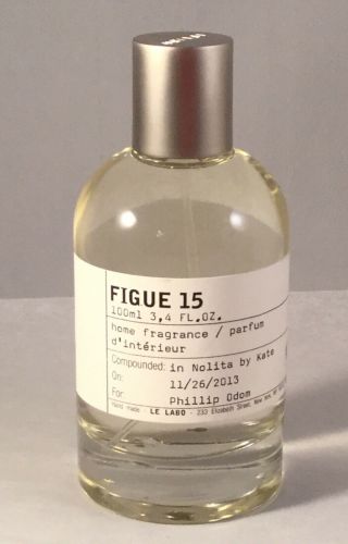 Le Labo Figue 15 Home Fragrance Parfum 100ml Vintage 2013