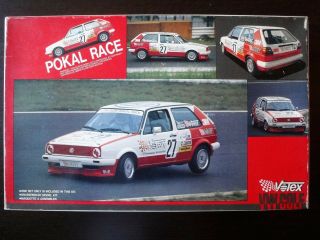 Vintage & Steal Fujimi 1/24 Pokal Race Votex Vw Golf Rare & Nostalgic