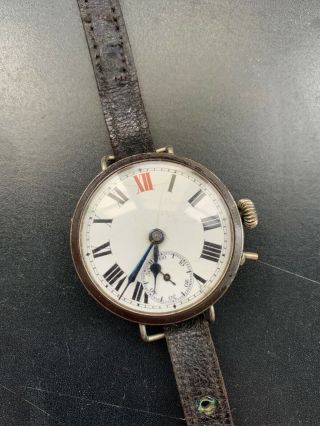 Vintage Oversized Jumbo 42mm Trench Watch