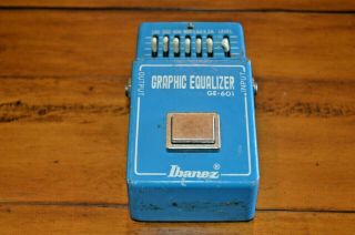 Ibanez Graphic Equalizer Ge - 601 - Vintage Narrow Box & Square Switch - Analog Eq