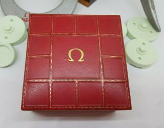 Vintage Red Omega Watch Box Only