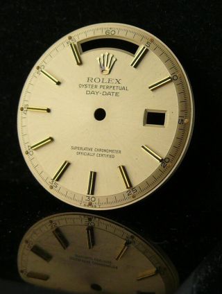 1960s 1970s Vintage Gents Rolex Day Date 1803 Tritium Dial