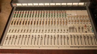 Vintage Analog Mixing Console Tascam M520 20/8/2/16 With Custom Desk,  Power Supp