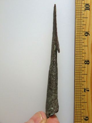 Ultra Rare 4 1/16 Archaic Old Copper Culture socketed Harpoon Michigan x Browner 8