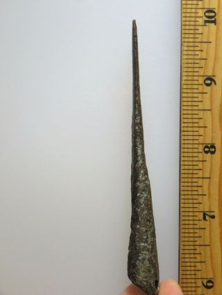 Ultra Rare 4 1/16 Archaic Old Copper Culture socketed Harpoon Michigan x Browner 9