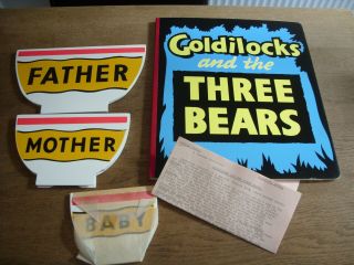 Vintage 1960s? Supreme Magic Trick - Goldilocks And The Three Bears - Scarce