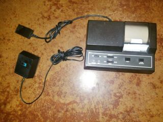 Vintage Hp 82143a Printer Rare W/ Battery Power Cord Ac Adapter No Calculator