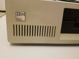 VINTAGE IBM PC XT PERSONAL COMPUTER 5150 DUAL FLOPPY DRIVES 2