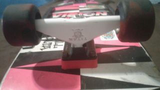 Vintage VISION Shredder complete skateboard with Swirled Vision Blurr wheels 6