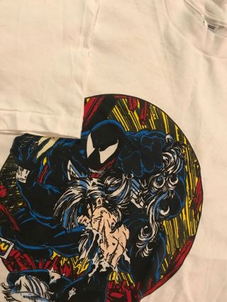 VENOM BLACK CAT TODD MCFARLANE 1989 Shirt Vtg marvel Spider - Man spawn hulk thor 2