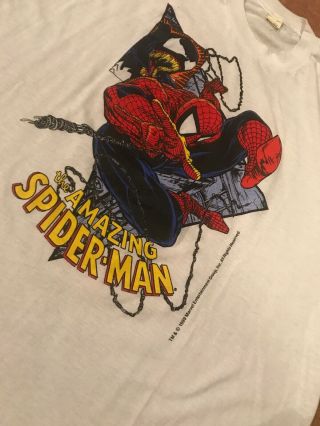 Venom Spider - Man 1989 Shirt Vtg Marvel Carnage Xmen Avengers Hulk Todd Mcfarlane