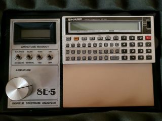 Vintage 1989 SE - 5 Biofield Spectrum Analyzer w/ Sharp Pocket PC 2