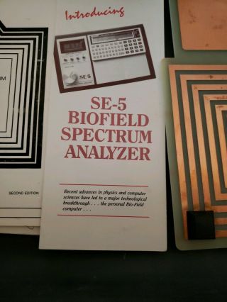 Vintage 1989 SE - 5 Biofield Spectrum Analyzer w/ Sharp Pocket PC 7
