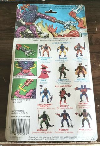 He - man Motu Masters Of the Universe Vintage Spikor MOC 2
