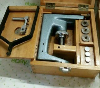Vintage Newage MRBR Portable Metal Hardness Tester with MRBA Bench Adapter 4
