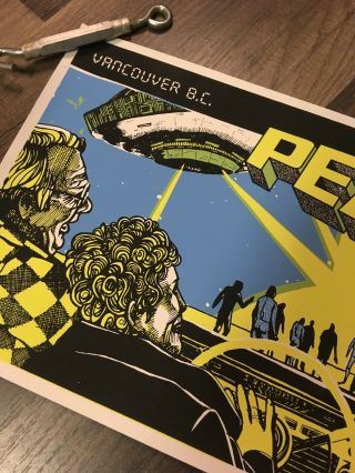 Vintage Pearl Jam Concert Poster 1998 Vancouver Ames Art Serribellum Press Rare 4