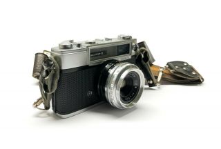 Yashica Minister D Range Finder Film Camera with Case Japan Vintage 3