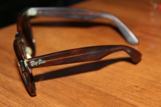 Vintage 80 ' s B&L Ray Ban Wayfarer II Sunglasses Tortoise 2