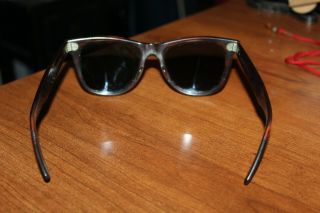 Vintage 80 ' s B&L Ray Ban Wayfarer II Sunglasses Tortoise 5