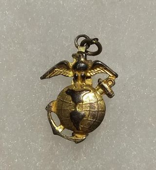 Wwi Wwii Usmc Marines Ega Charm Pin Sweetheart Home Front Jewelry Charm