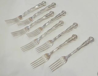 1847 Rogers Vintage Grape 1904 8 Hh Art Nouveau Dinner Forks