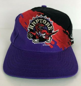 Vintage 1994 Toronto Raptors Hat Cap NBA Rare Splash Logo Athletic 90s Carter 5