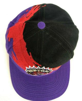 Vintage 1994 Toronto Raptors Hat Cap NBA Rare Splash Logo Athletic 90s Carter 7