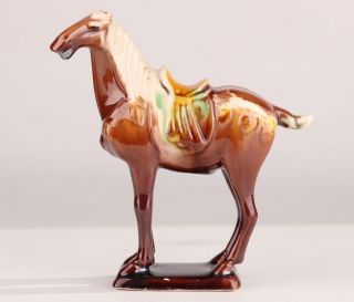 Ancient Chinese Ceramic Statue Animal Horse Mascots Home Decoration Gift Z