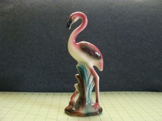 Vintage Ceramic Flamingo Figurine