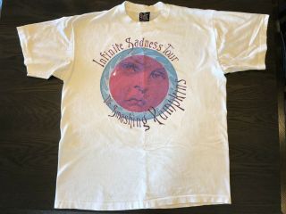 Rare Vintage Smashing Pumpkins Shirt 1996 Infinite Sadness Tour - Xl Collectible