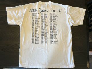 Rare Vintage Smashing Pumpkins Shirt 1996 Infinite Sadness Tour - XL Collectible 2