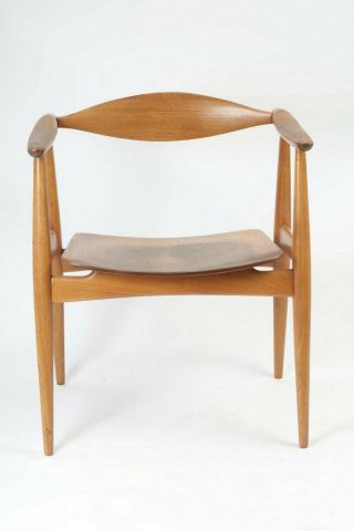 Vintage Mid - Century Danish " The Chair " By Hansen & Son,  Design By Hans Wegner