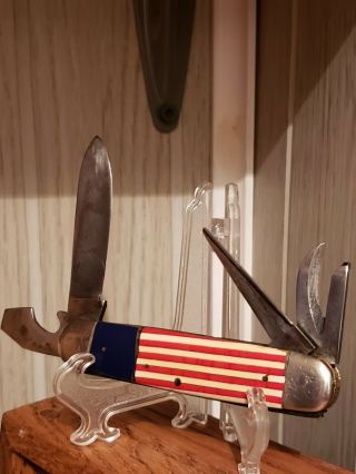 Vintage RARE WESTERN CO.  SCOUT KNIFE MADE IN GERMANY 1920s - 1930s 7