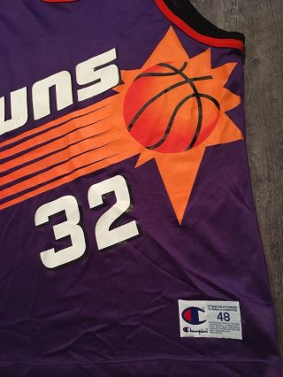 Vintage Jason Kidd Phoenix Suns Big Sun CHAMPION Jersey Sz 48.  Rare 2