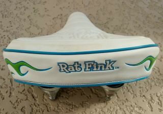 Rat Fink bicycle seat Vintage ED Roth w/Free Electra hand grips 3