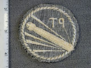 1944 era US Navy PT Boat embroided cheese - cloth backed felt frm NS Myers Library 2