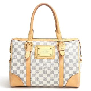 Louis Vuitton Berkeley Boston Hand Bag N52001 Damier Azur Ivory Vintage Lv