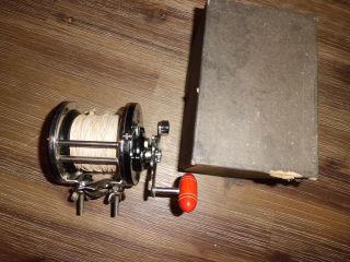 Vintage Penn Long Beach 65 Saltwater Conventional Reel Made In Usa W/ Box