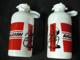 Vintage Raleigh Double Handlebar Mount WATER BOTTLE CAGE steel NOS 4