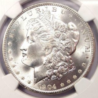 1904 - O Morgan Silver Dollar $1 - Ngc Ms66,  Pq - Rare Plus Grade - $1,  150 Value
