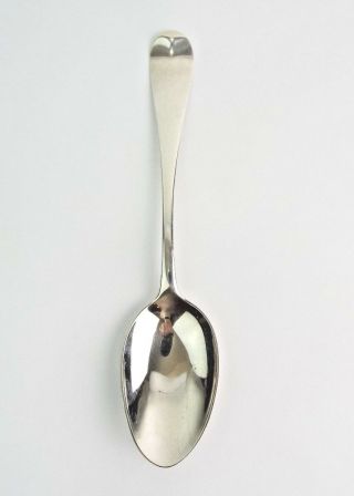 Spoon Solid Sterling Silver Hanoverian Shell Back Ebenezer Coker London 1749
