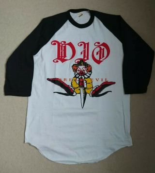 Dio Vintage Dream Evil Tour Shirt 1987 Large