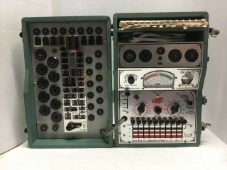 Vintage Seco 107 Tube Tester Mutual Conductance Meter W Index,  &